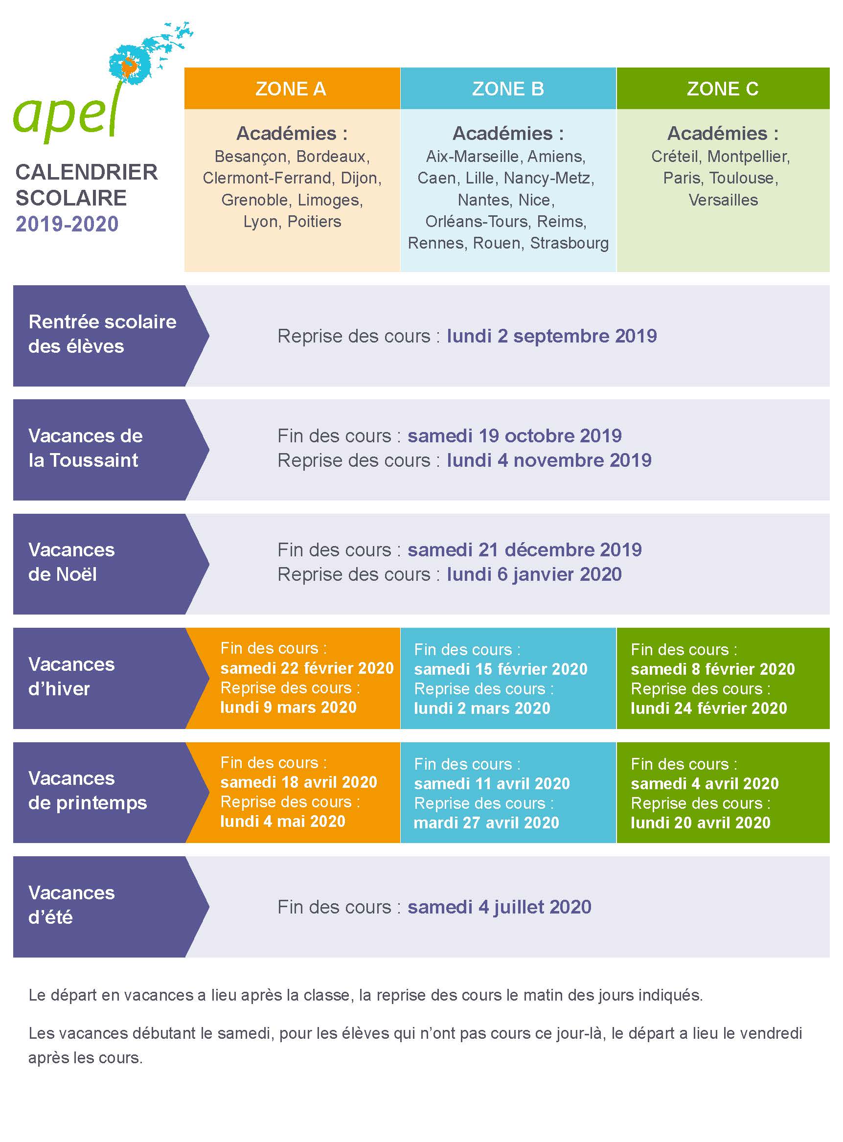 Enseignement Catholique De L Oise Vacances Scolaires